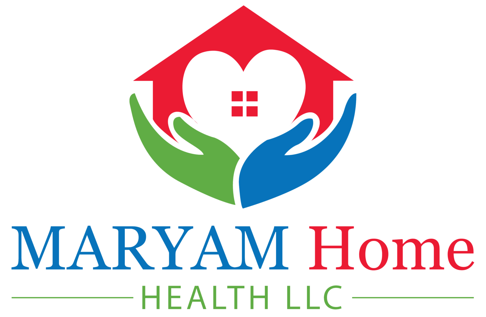 A logo of maryam home health llc